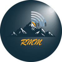 Vector Graphic Logo for Rural Mountain Media Rural Website Development and Online Marketing for Small Town USA