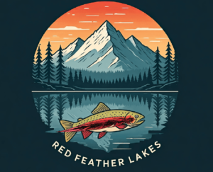 Red Feather Lakes Travel Guide Logo Design