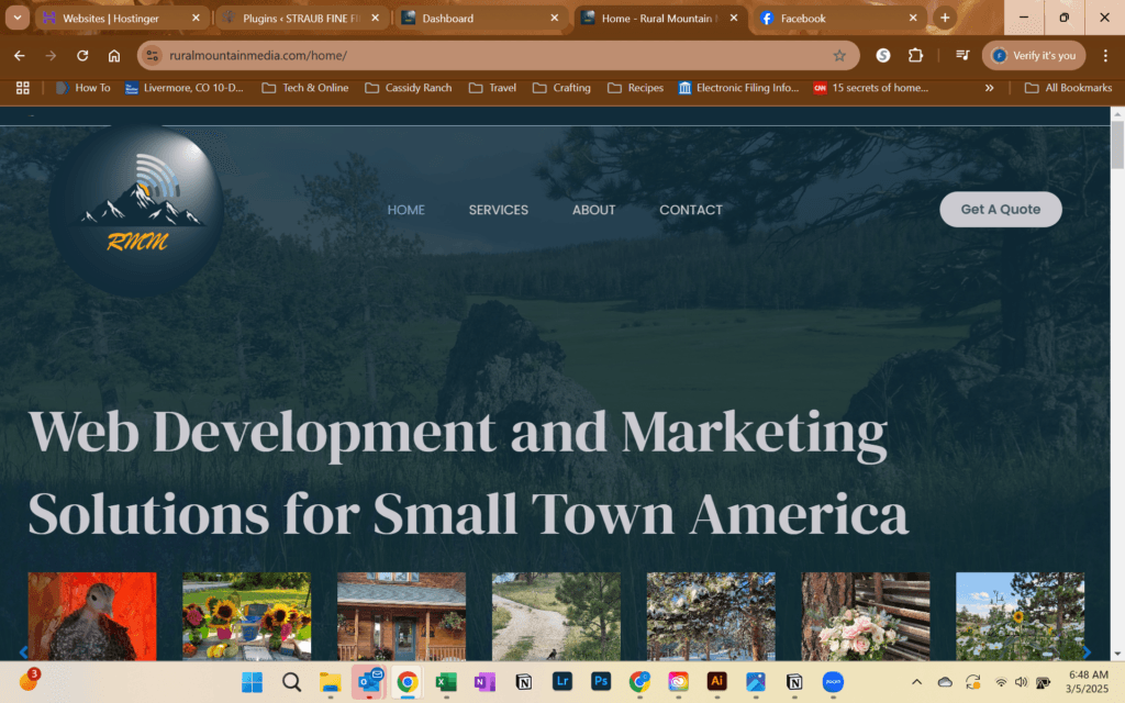 website development and marketing for rural businesses