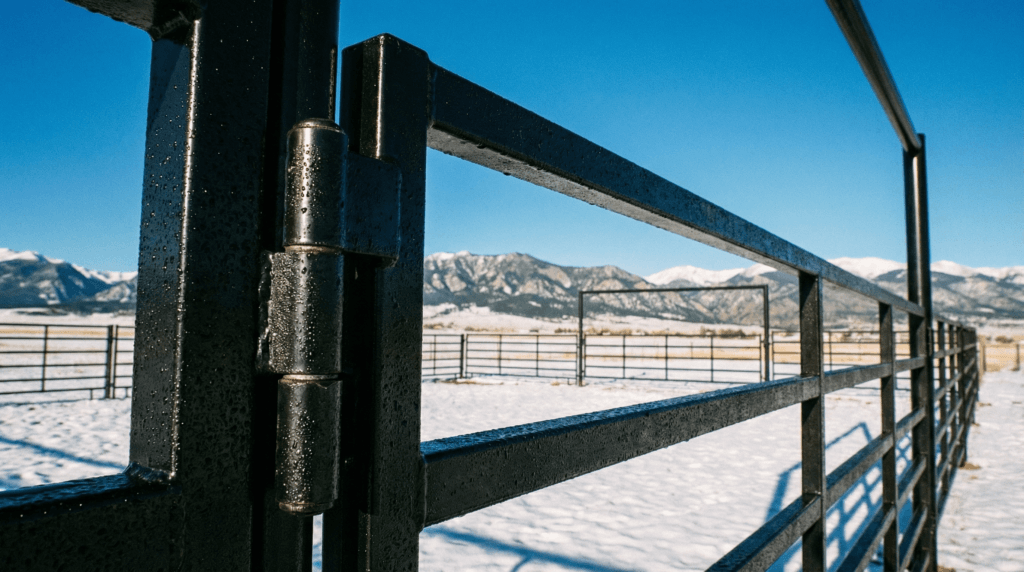 well-oiled stock gate illustrating how website user experience (UX) drives conversion rates