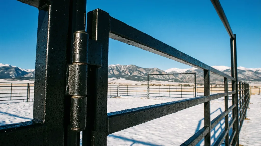 well-oiled stock gate illustrating how website user experience (UX) drives conversion rates
