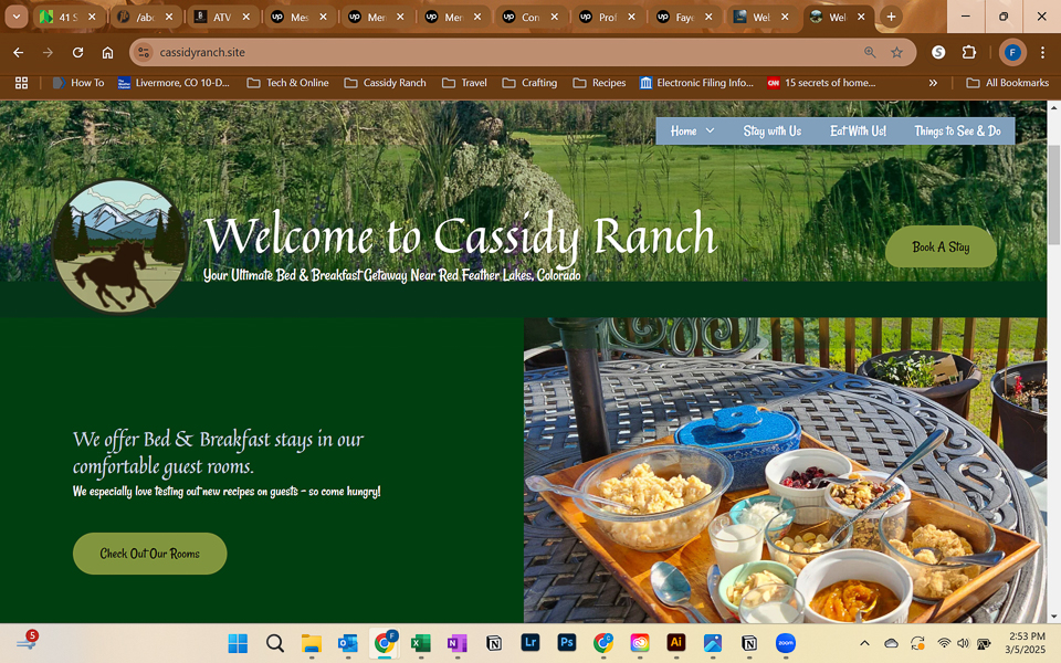 Cassidy Ranch website
