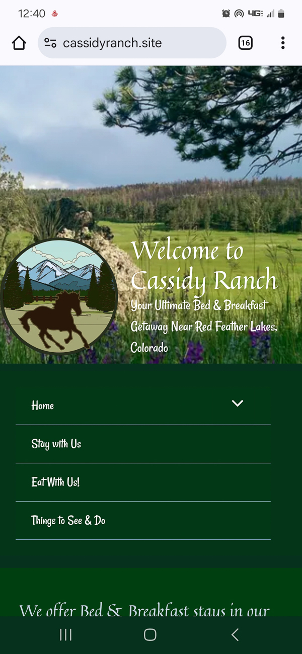 Cassidy Ranch on mobile